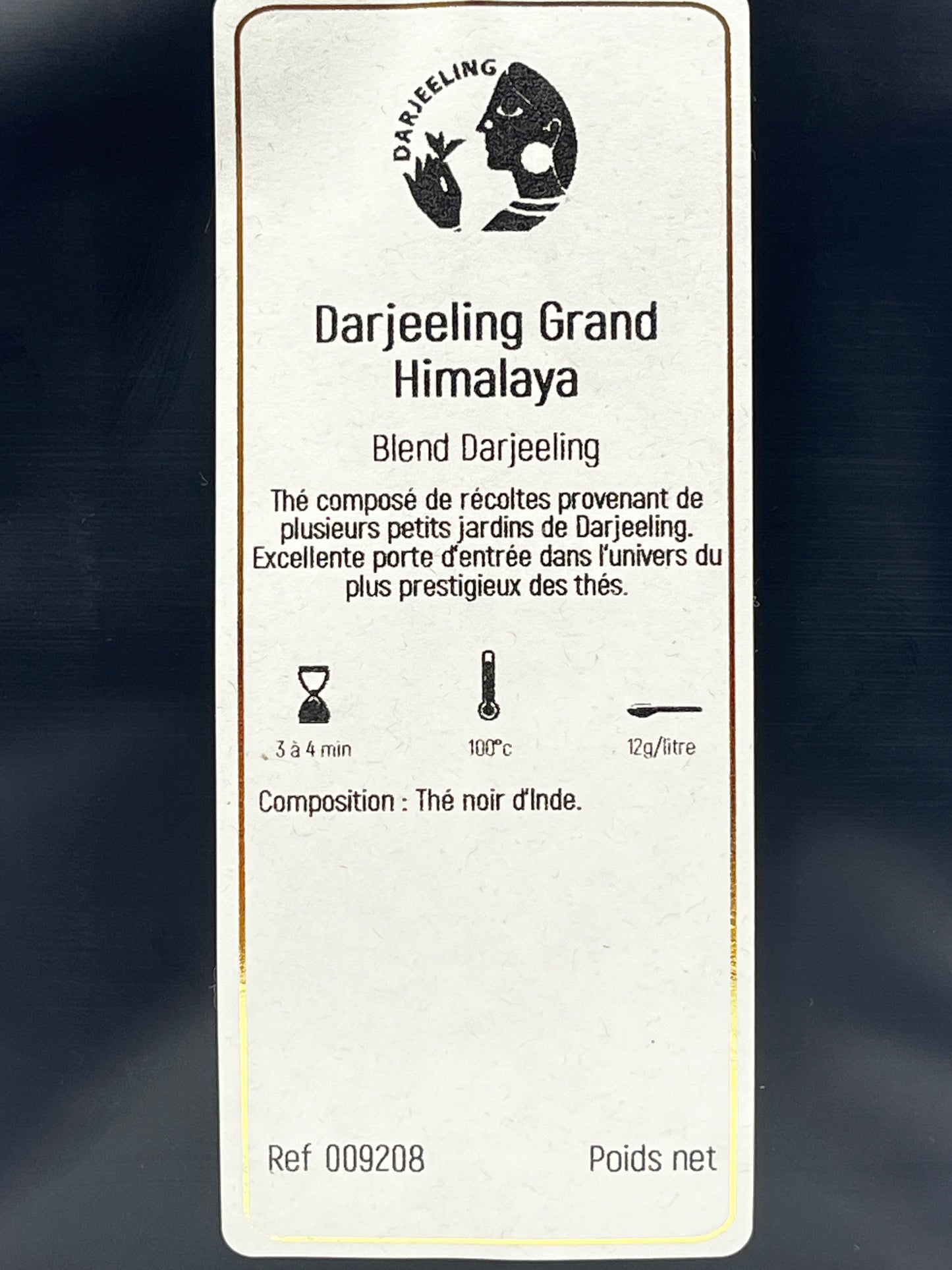Thé noir Darjeeling Grand Himalaya Bio – 100 g