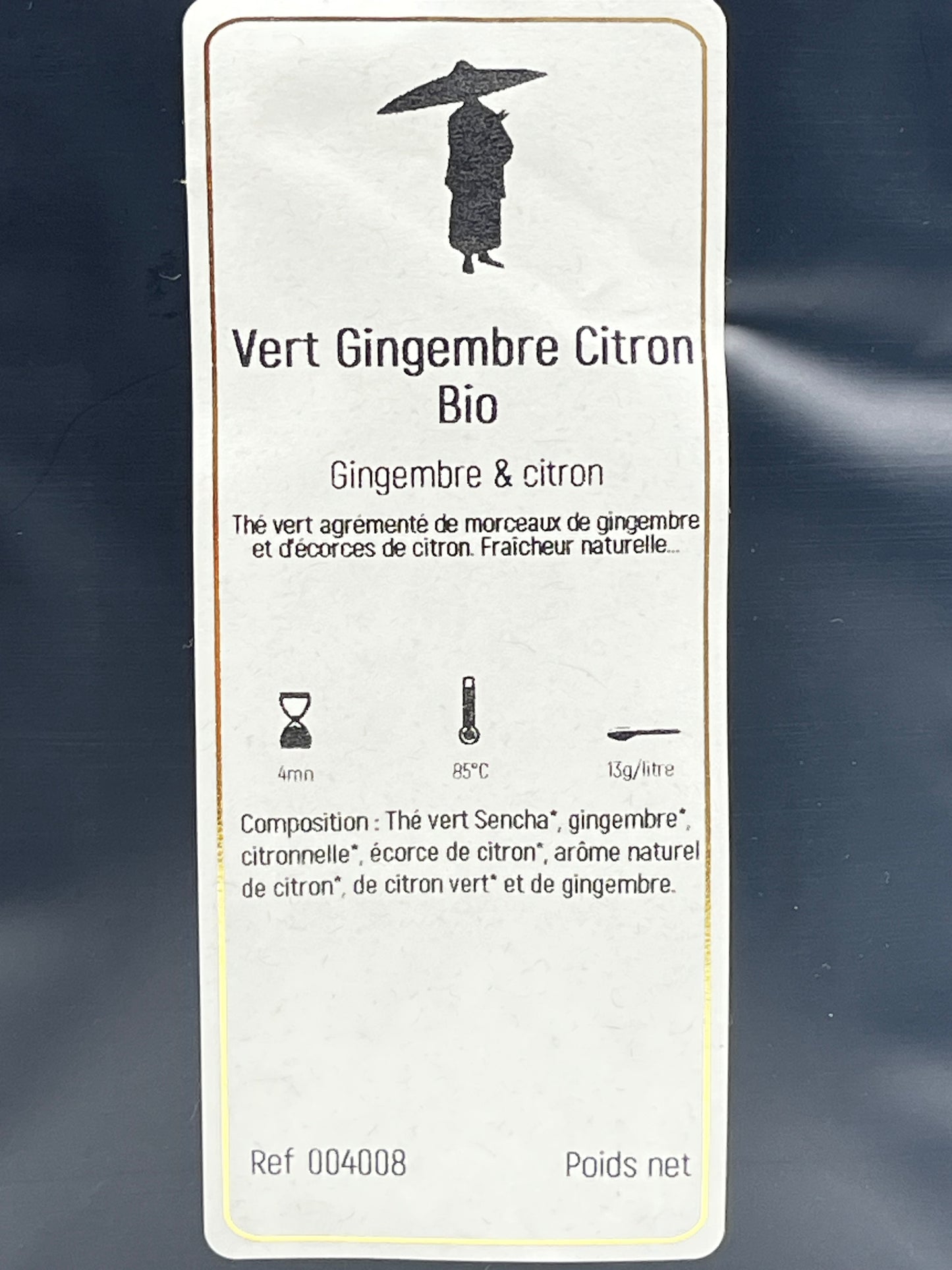 Thé Vert Sencha Gingembre Citron Bio