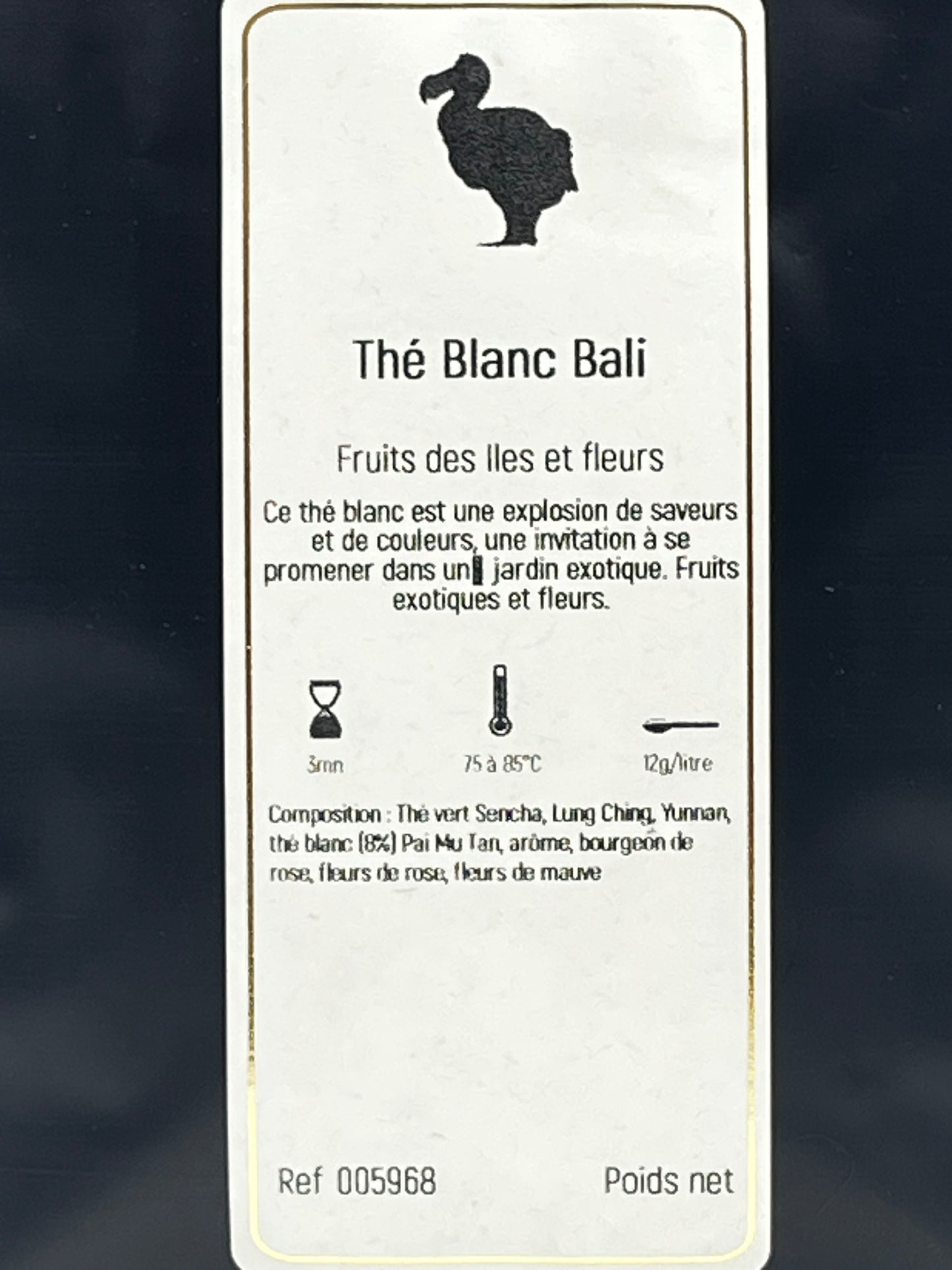 Thé Blanc Bali Bio